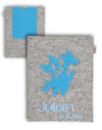 U-Hefthpülle Wollfilz Drache