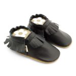 Krabbelschuhe schwarz