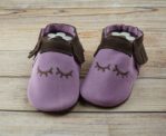 Krabbelschuhe Moccasins Wildleder Sleepy eyes