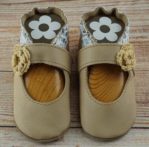 Krabbelschuhe nude Sandale