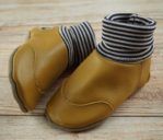 Krabbelschuhe Hüttenschuhe Strickbündchen