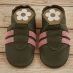 Krabbelschuhe Sport Khaki
