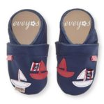 Krabbelschuhe blau Schiff