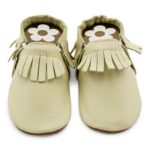 Krabbelschuhe Creme Moccasins