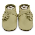 Krabbelschuhe Ivory 3D BLume