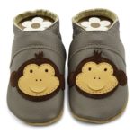 Krabbelschuhe Affe grau