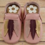 Moccs with feather