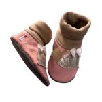 Krabbelschuhe schnecke glitzer mädchen