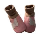Krabbelschuhe glitzer Schmetterling Mädchen mit Namen
