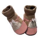 Lederstrümpfe Krabbelschuhe schnecke glitzer mädchen