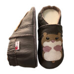 Krabbelschuhe RUTSCHFESTE SOHLE Hamster PERSONALISIEREN