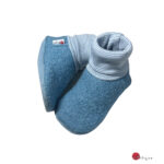 Krabbelschuhe aus Wollwalk warm