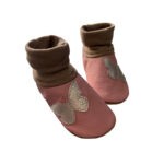 Krabbelschuhe glitzer Schmetterling Mädchen