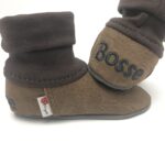 Öko Krabbelschuhe Nubuk Leder lederpuschen